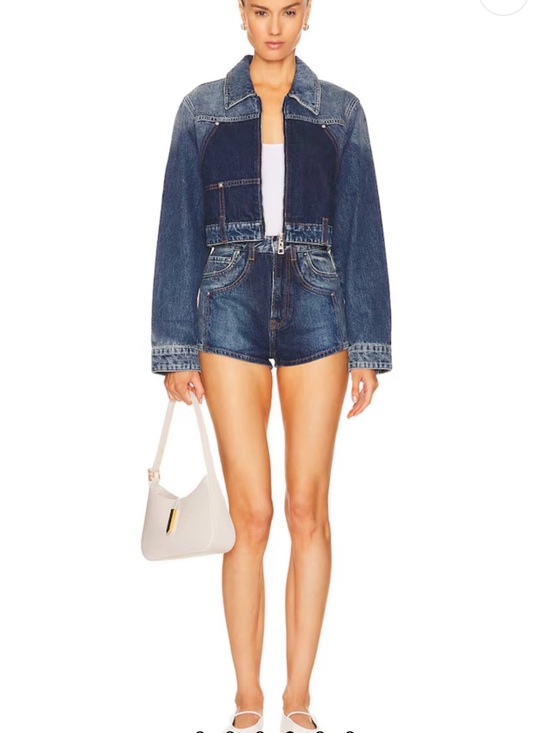 GRLFRND Jackets & Blazers - Avery Two Tone Utility Jacket in Tonal Utility
GRLFRND